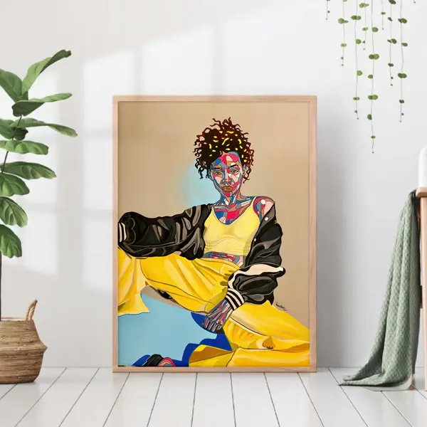 Постер 28 картин Яркая девушка 50x40 см по цене 710 ₽/шт. купить в  Волгограде в интернет-магазине Леруа Мерлен