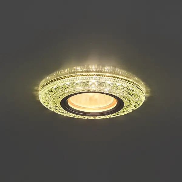 фото Светильник точечный встраиваемый italmac emilia 51 4 70 с led-подсветкой под отверстие 60 мм, 3 м², цвет хром
