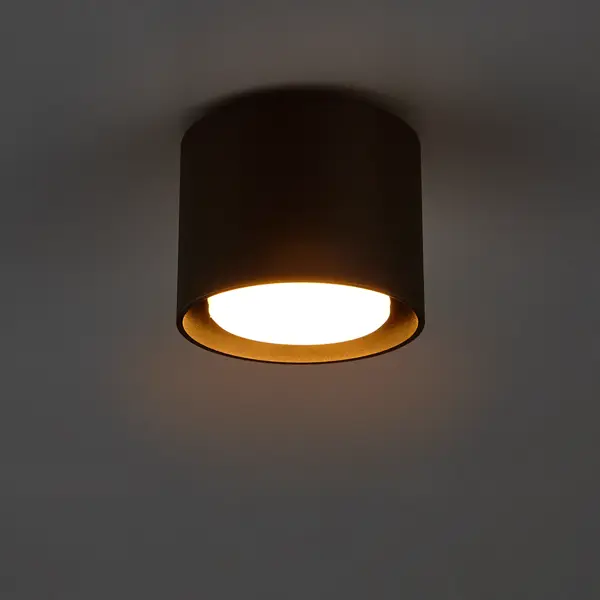 фото Светильник точечный накладной fametto s608 ip20 gx53 цвет черный