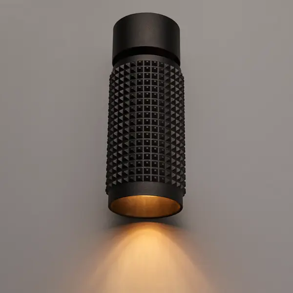 фото Светильник точечный накладной novotech over mais 370751, 2.5 м², цвет черный