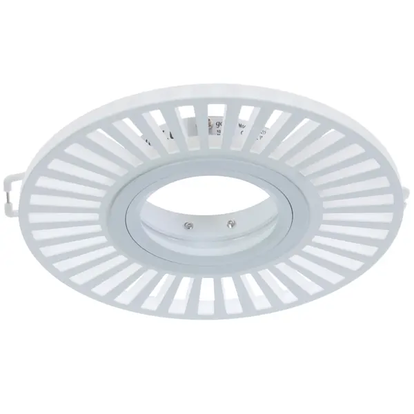 фото Светильник точечный встраиваемый круглый gauss backlight bl136 с led-подсветкой под отверстие 65 мм, 1.5 м², цвет белый