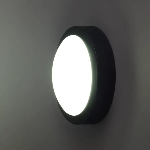 фото Светильник настенный светодиодный влагозащищенный elektrostandard ltb51 8 м², холодный белый свет, цвет чёрный