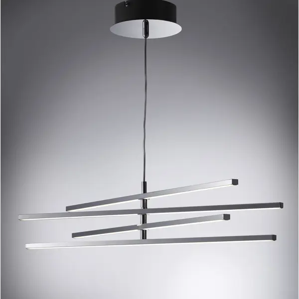Светильник подвесной светодиодный Inspire Concord, 11 м², нейтральный белый свет, цвет хром altium concord pro
