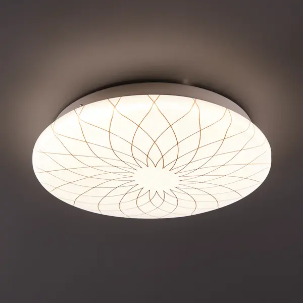 Светильник настенно-потолочный светодиодный Lumin Arte Fler C19LLS12W, 6 м², нейтральный белый свет, цвет белый парковый светильник feron классика 11243