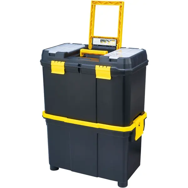 Ящик для инструментов на колесах Zalger PO10M 260x450x560 мм пластиковый ящик для крепежа fit