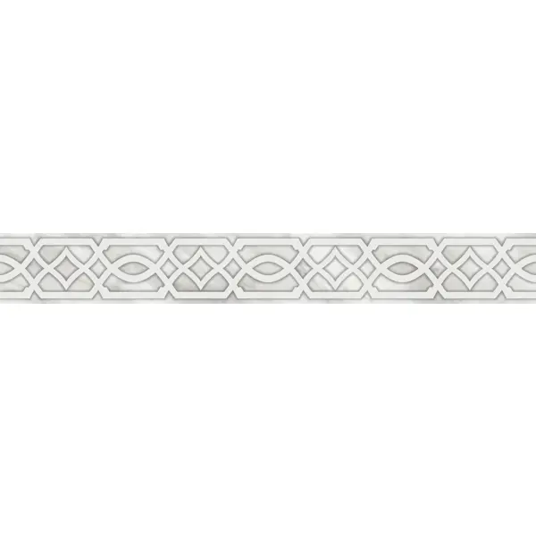Бордюр настенный Kerama Marazzi Кремона AZ/A050/7234 50x6.3 см матовый цвет белый