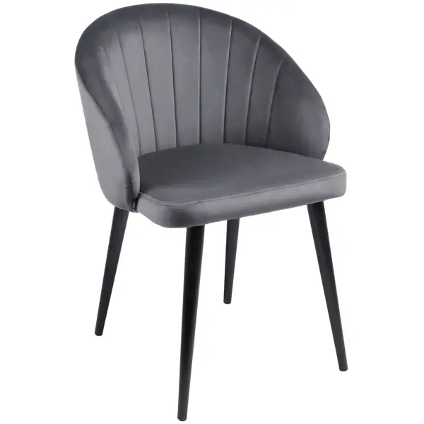 Кресло Луиза 53x79x53 см цвет темно-серый