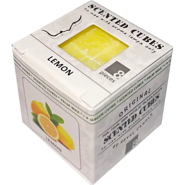 Воск ароматизированный Лимон желтый 1.5 см 8 шт. кубики