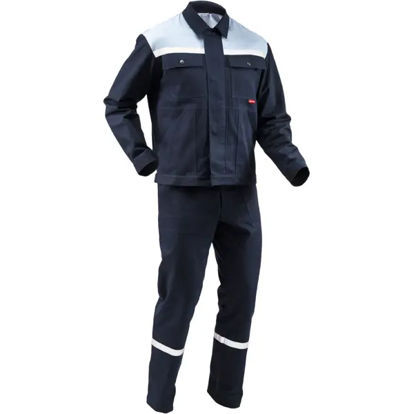 Костюм рабочий Ладога цвет темно-синий размер 48-50 рост 170-176 см костюм для мальчика свитшот брюки тёмный хаки рост 110 см
