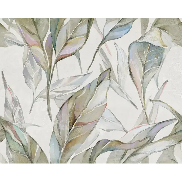 Панно настенное Azori Trent 50.5x40.2 см цвет разноцветный панно настенное листья металл 75x40 см серебристо
