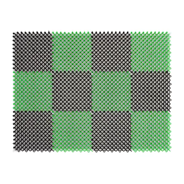 Коврик декоративный полиэтилен Травка 42x56 см цвет черно-зеленый строительный миксер zitrek greenmix 1200 зеленый черно желтый