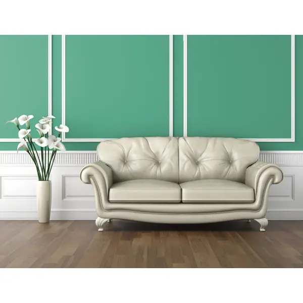 фото Эмаль акриловая универсальная luxens цвет зеленый матовый 0.9 кг