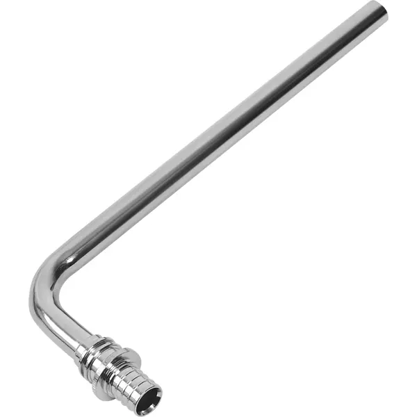 Трубка для подключения радиатора Г-образная Stout 20/250мм латунь t образная трубка для подключения радиатора sanext