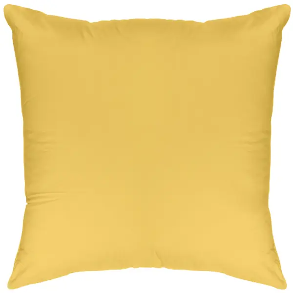 Наволочка Inspire 70x70 см сатин цвет желтый простыня inspire 160x200 см сатин на резинке желтый