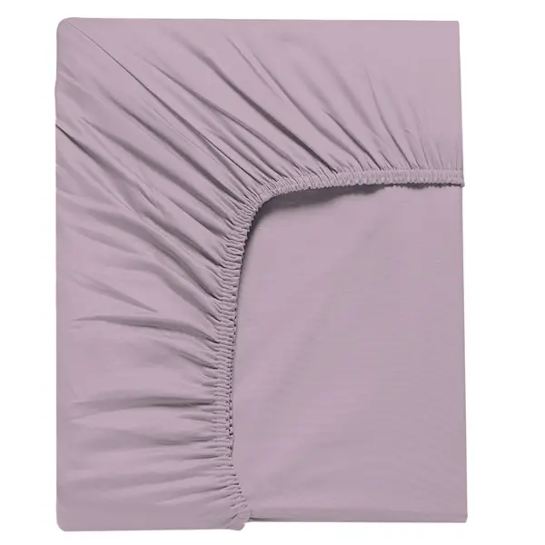 Простыня Inspire 200x220 см сатин на резинке цвет розовый простыня 180x200 см трикотаж на резинке айвори