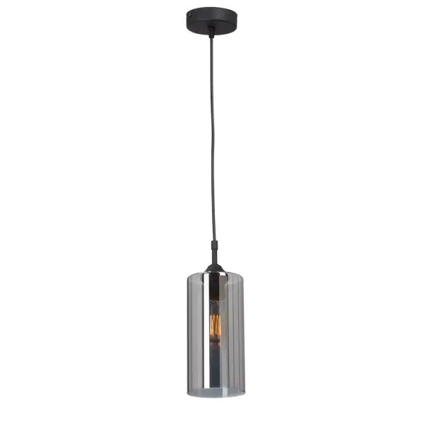 Подвесной светильник Vitaluce Мерида 1 лампа 3 м² цвет черный очница бетонная мерида