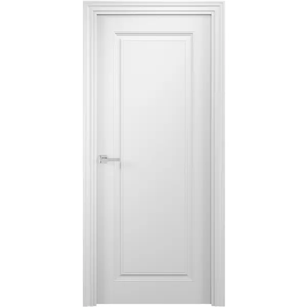 Дверь межкомнатная глухая без замка и петель в комплекте Аляска 200x60 см финиш-бумага цвет белый шелк шкаф шарм дизайн мелодия эконом 1 30х60