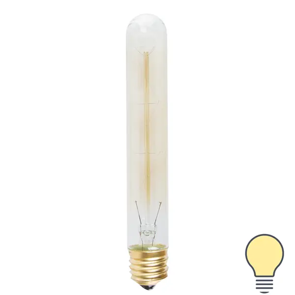 Лампа накаливания Uniel Vintage колба E27 60 Вт свет тёплый белый патроны монтажные union ut с2 5 6 16 желтый 100шт