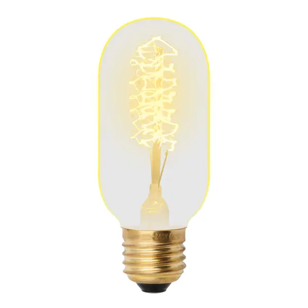 Лампа накаливания Uniel E27 230 В 40 Вт цилиндр 250 лм теплый белый цвет света для диммера детство золотое сост стацевич о