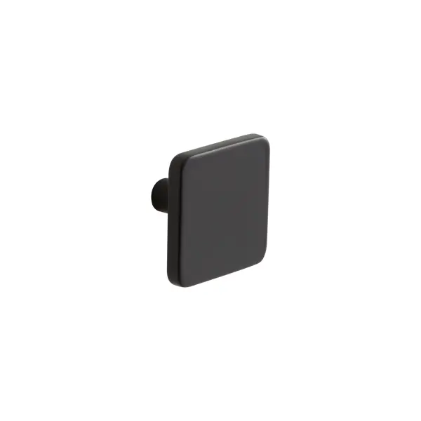 Ручка-кнопка мебельная Keo ø40 мм, цвет матовый черный
