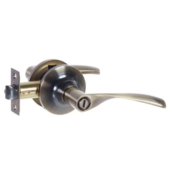 Защёлка Avers 8023-03-AB, цвет античная бронза ручка защёлка avers 8023 01 ac с ключом и фиксатором сталь старая медь