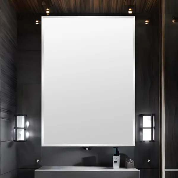 Зеркало для ванной Omega Glass NNF008 50x70 см прямоугольное пленка защитная uv glass для задней панели для zte axon a31 ultra 5g