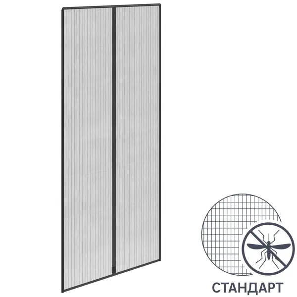 Москитная сетка на дверь с магнитной лентой Artens 150x230 см (комплект для сборки) антимоскитная сетка на дверь eg