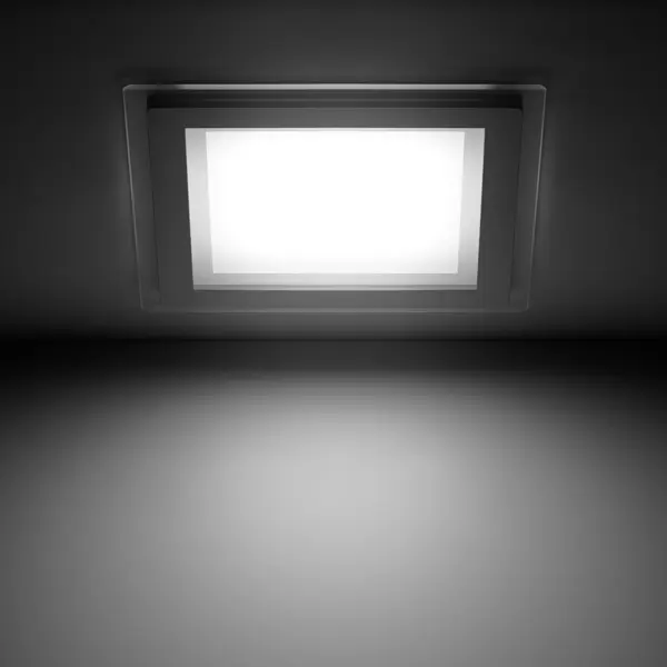 фото Светильник встраиваемый светодиодный квадратный gauss 18 вт, стекло, свет нейтральный