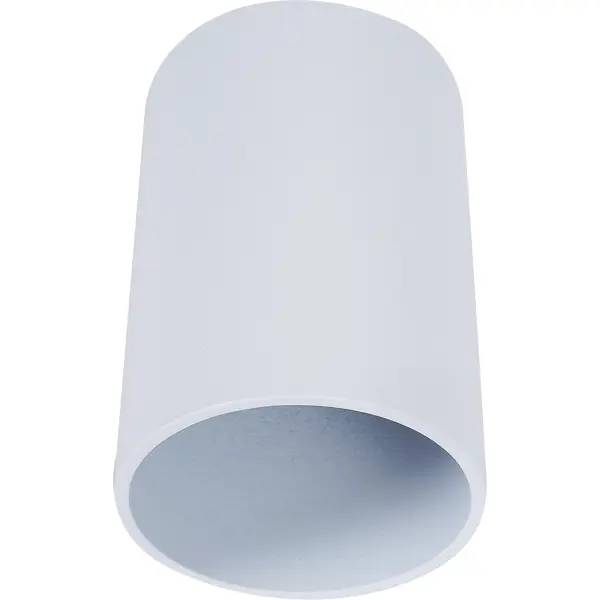 фото Светильник накладной цилиндрический gu10 8 см цвет белый светкомплект