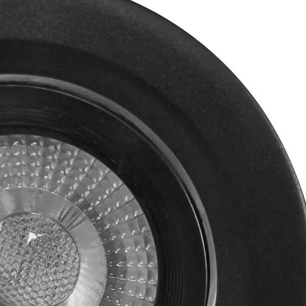 фото Светильник встраиваемый светодиодный круглый, 5 вт, 4000 к, цвет черный эра