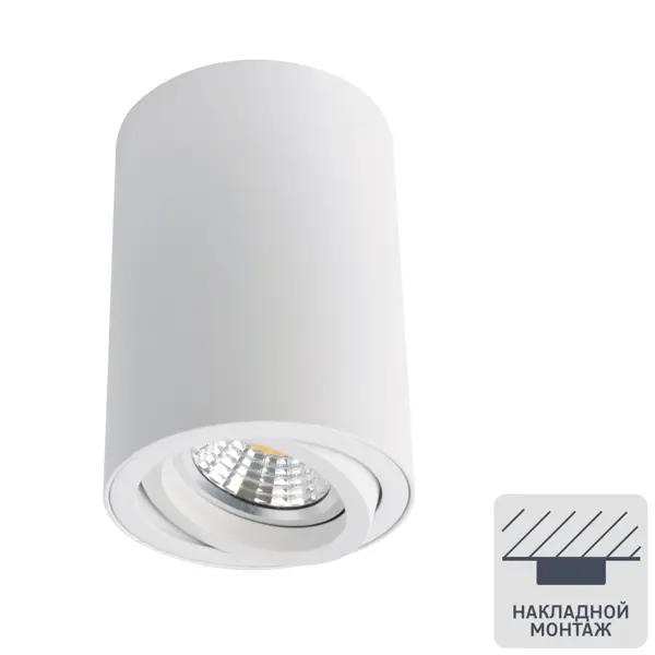 Светильник точечный накладной Arte Lamp Sentry 2 м² цвет белый накладной точечный светильник kanlux gord dlp 50 b 25471