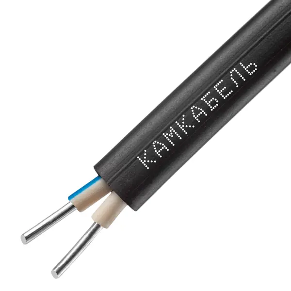 Кабель Камкабель АВВГ 2x2.5 мм 100 м ГОСТ цвет черный кабельные изолированные ножницы стандарт нки 16у квт 67375