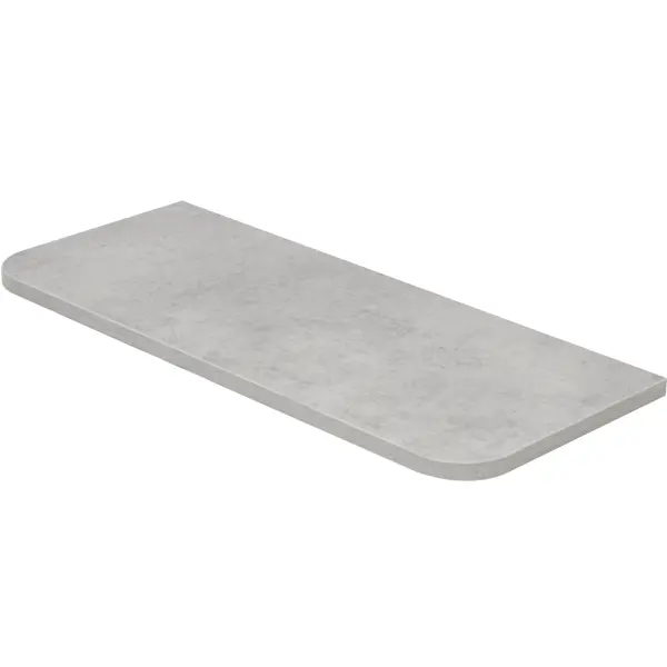 Полка настенная 60x25 см ЛДСП цвет бетон светло-серый стол журнальный мебелик престон серый бетон п0002797