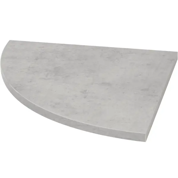 Полка настенная 35x35 см ЛДСП цвет бетон светло-серый стол журнальный мебелик шеффилд серый бетон