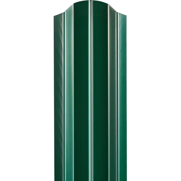 штакетник односторонний эко м 76мм 1 8 м 6005 зеленый Штакетник односторонний ЭКО-М 76мм 1.8 м 6005 зеленый