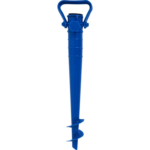 Штопор для садового зонта пластик ø 4,5см синий штопор рычажный 19 см металл пластик start