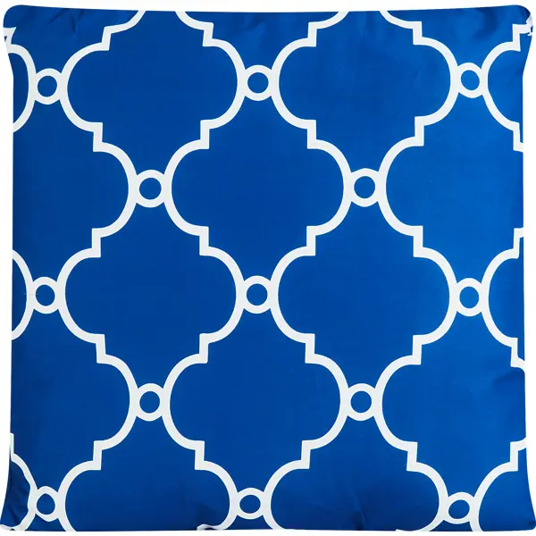 фото Подушка декоративная nika haushalt «скандинавский» 39x39 см цвет синий без бренда