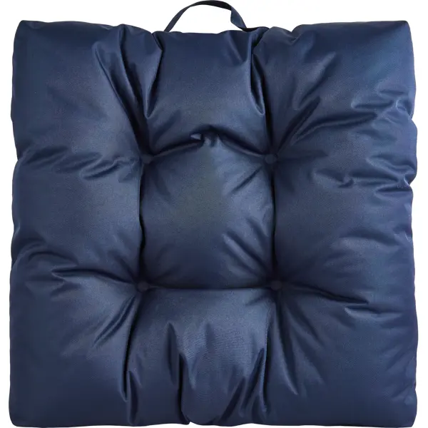 Подушка на сиденье Туба-дуба ПДП011 60x60 см цвет темно-синий подушка туба дуба дачные посиделки 120x40 см кремовый