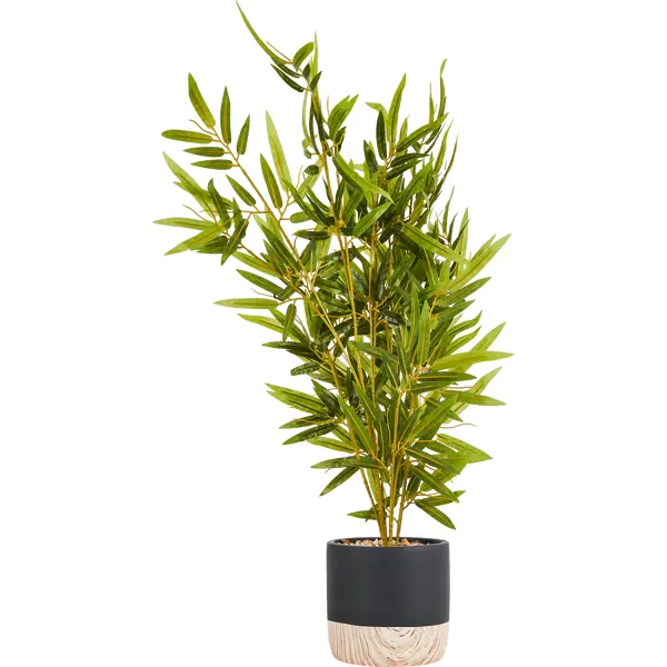 Искусственное растение Бамбук 65x12.5 см пластик корзина плетеная 13х9 5 28 см зеленый бамбук