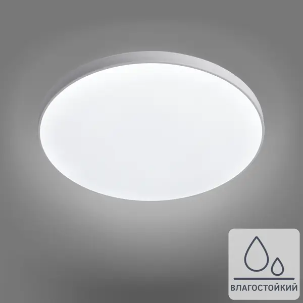 Светильник настенно-потолочный светодиодный 40 Вт круг IP65 нейтральный белый свет шар фольгированный 18 mrs невеста круг белый