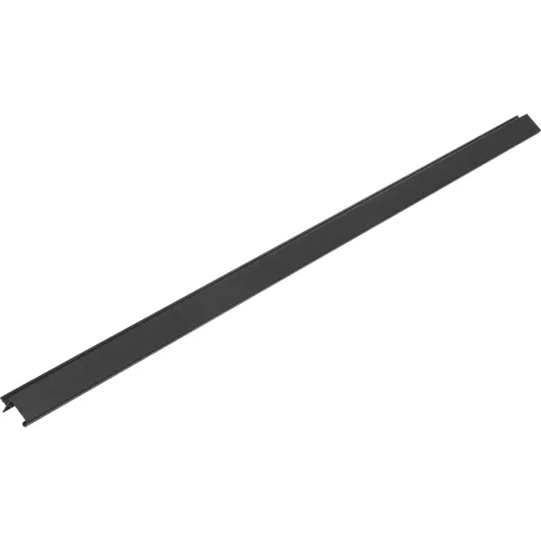 Профиль с пазом для светодиодной ленты Gola, цвет черный профиль алюминиевый для светодиодной ленты designled ls 1911k