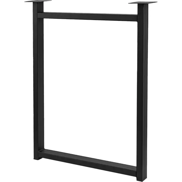 Подстолье с верхней перекладиной Лофт 55x71x10 см железо цвет черный подстолье для обеденного стола лофт 710 мм