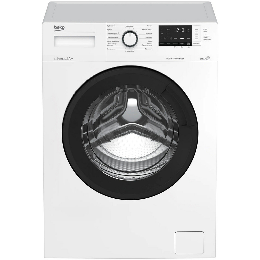 Стиральная машина Beko Wsre7612xawi 60x84x49 см 7 кг цвет белый ✳️ купить  по цене 28990 ₽/шт. в Санкт-Петербурге с доставкой в интернет-магазине  Леруа Мерлен