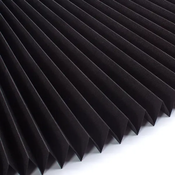 фото Жалюзи плиссе ly-pb03 90x190 см текстиль черные без бренда