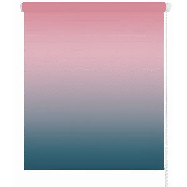 Штора рулонная Градиент 100x170 см цвет сине-розовый машинка металлическая с кошкой 1 36 инерция свет звук розовый