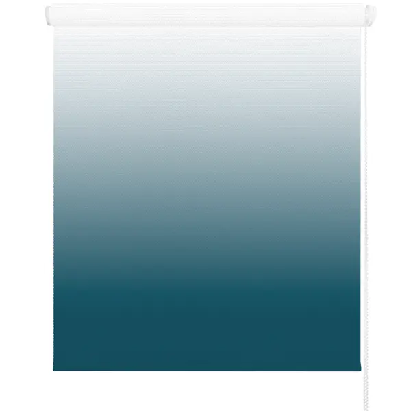 Штора рулонная Градиент 100x170 см цвет сине-белый