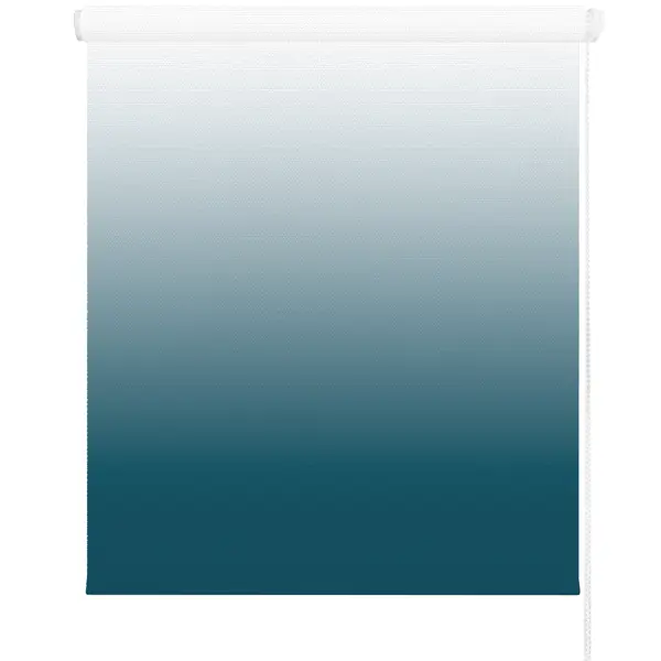 Штора рулонная Градиент 80x170 см цвет сине-белый штора рулонная градиент 70х170 см бежево белая