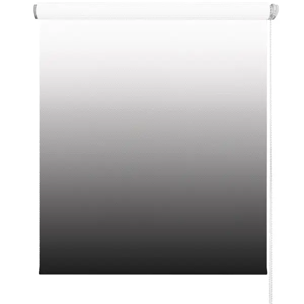 Штора рулонная Градиент 100x170 см цвет серо-белый спанбонд рулон 60 г м² 3 2x40м белый