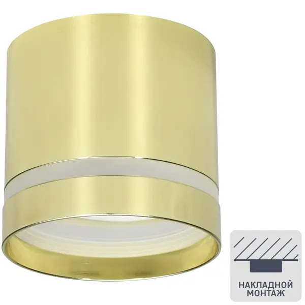 Светильник точечный накладной Ritter Arton 59945 6 GU5.3 цвет золото точечный накладной светильник kanlux bord dlp 50 al gu10