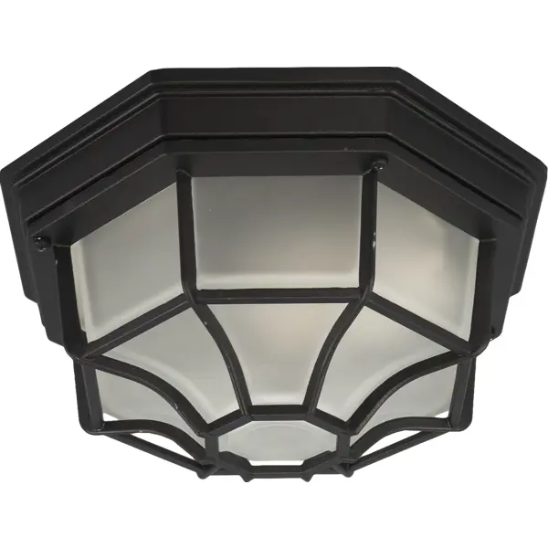 фото Светильник настенно-потолочный уличный pegas 100 вт ip65 цвет чёрный arte lamp